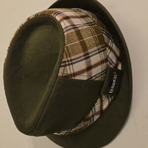 Guiness Irish fedora plaid hat unisex men’s